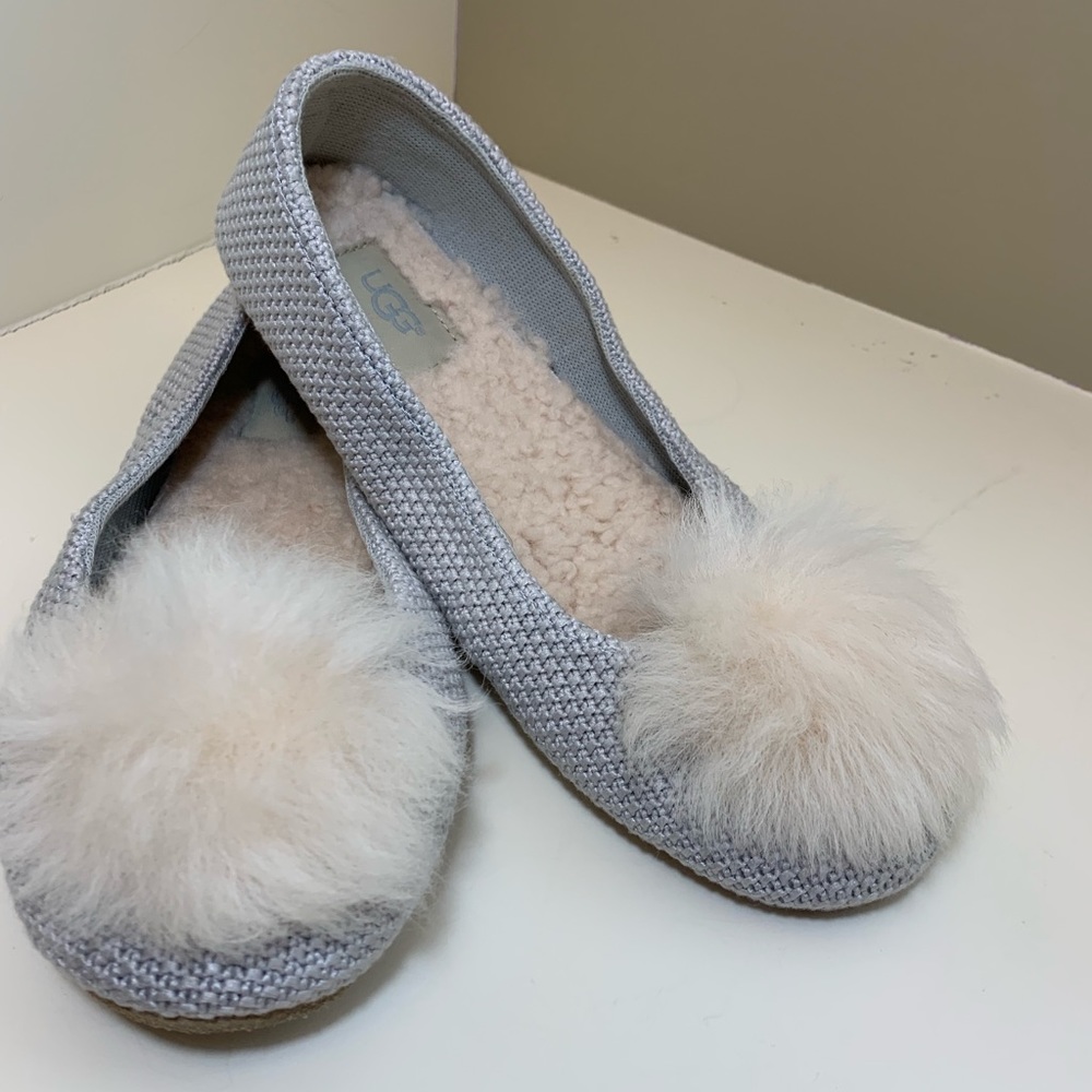 UGG Ballet Pom Pom Slippers